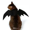 5 pezzi divertenti gatti costume cosplay halloween pet ali di pipistrello gatto pipistrello costume fit party cani gatti che giocano accessori per animali domestici di alta qualità