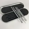 New Design Titanium Nail Dabber Tool Set With Aluminium Box Packaging For Dry Herb Vaporizer Pen