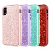 Pour Iphone 11 Case Luxury Glitte Bling 3in1 Heavy Duty Hybrid Armor Defender Case Pour iPhone XR XS Max