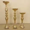 50cm Height Metal Candle Holder Candle Stand Wedding Centerpiece Flower Rack Road Lead gold and silver1638875