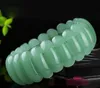 Natural Dongling jade mano fila hombres y mujeres modelos ampliar pulsera pulseras de jade verde