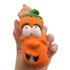 New Practical Jokes Simulation 12cm Pumpkin ice cream Squishy Slow Rising Halloween Squeeze toys Decompression Kids Toy cartoon Novelty toys