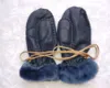 Free Shipping - High Quality New children warm gloves leather wool gloves quality assurance for 1-3 year old Children