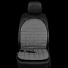 Almofada de assento de carro aquecida elétrica inverno almofada de assento de carro aquecido capas de assento universal suprimentos siameses preto cinza2580292