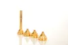 Professional Small Bb Trumpet Mouthpiece 5 PCS / Set 7C 5C 3C 1C Gold And Silver Surface Pure Copper Musical Instrument Accessories