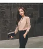 ZAWFL High Quality 2017 Autumn women 2 pieces Set blouse shirt suit + wide leg Pants OL office lady working slim women sets D18103105