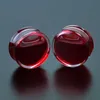 SwanJo 1 paire de jauges d'oreille de sang liquide rouge acrylique bouchon d'oreille boucles d'oreilles jauges corps Piercing bijoux Piercing mélanges 9 taille Promotion