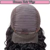 Parrucche brasiliane Onda profonda per le donne nere Parrucche non trattate del merletto dei capelli umani dell'onda profonda Preplucked con i capelli del bambino DHgate Top Wigs Vendor