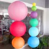 Okrągły Papier Halloween Dynia Latarnia Urodziny Wedding Party Decor Prezent Craft DIY Lampion Biały Wiszący Latarnia Ball Party Supplies