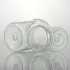 60 ml 120 ml ronde clear pet jar fles container met wit plastic dop deksel, voor cosmetische pot verpakking snelle verzending F754