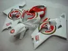 7gifts fairing kit for SUZUKI GSXR600 GSXR750 2004 2005 white red GSXR 600 750 K4 K5 fairings DF34