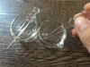 En gros pas cher Verre Plat Cire Conteneur Anneau D'huile Cendrier Dabber DabTool Ensemble Pour Bubber Paille Pipe Bong