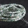 5 Strands Groothandel Nice 4mm Mini Natural Genuine Botanical Moss Agate Ronde Stone Losse Kralen Groen Aquatisch Agaat Spacer Ball Bead Supply