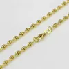 Fine Au750 Real 18K Yellow Gold Chain Women Men Stud Link Necklace 24inch