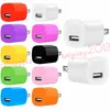 Colorful 5V 2.1A Dual usb ports US Eu Ac home wall charger plug adapter for iphone 6 7 htc lg samsung s6 s7 edge