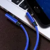 Kabel USB Szybka prędkość ładowania 90 stopni Hybrydowy Micro USB V8 Kable Type-C Gry Kable do gier Data synchronizacji Dane dla Uwaga 10 Uwaga 20