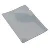 200Pcs/Lot Transparent Open Top Silver Aluminium Bags for Food Packing Clear Plastic Mylar Heat Seal Vacuum Packaging Bags