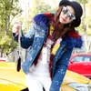 New Parka Winter Women Coat With Large Raccoon Fur Collar Real Fur Lining Jacket Top Quality