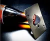 Chegam novas elegantes cartas de jogo de pôquer Ace of Spades Bar Tool Soda Beer Bottle Cap Opener Gift8475517