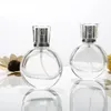 20 ML de Vidro Transparente Recarregável Portátil Perfume Bottle Traveler Atomizador Transparente Fosco Garrafas Vazias LX3122
