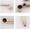 Pure copper dry tobacco rod mini portable removable cleaning suction card mounted copper metal pipe
