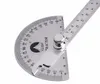 Freeshipping 0-180 Gradvinkel Rostfritt Stål Rundhuvud Rotary Protractor 145mm Justerbar vinkel Finder Måttverktyg