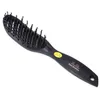 Ny Pro Plastic Hair Brush Ventilerad kam för salong Hem Använd frisörsverktyg
