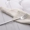 JANKNG 4Pcs/Lot Stainless Steel Silver Dinner Set Luxury Dinnerware Knife Fork TeaSpoon Tableware Cutlery Set Service for 1