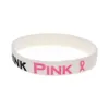 1 pieza de pulsera de silicona rosa Think Cancer Awareness, qué mejor manera de llevar el mensaje que con un recordatorio diario