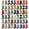 20 paires/lot créatif hommes coloré rayé dessin animé coton peigné heureux chaussettes équipage cadeau de mariage décontracté fou drôle chaussettes fou