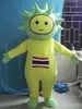 2018 di alta qualità di qualità del fumetto Durian Fruit Party Costume Carino Durian Fruit Mascot Outfit Halloween Party Fancy Dress Costumi della mascotte