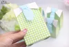 50 pcs My Little Man Blue Bow Green Tie Birthday First Communion Boy Baby Shower Candy Bag Wedding Favors Candy Box Gift Bags