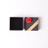 [DDisplay]Universal Style Black Jewelry Set Box,Trend Lovers Ring Case,Nice Jewelry box for Necklace, Festival Red Flowers Bracelet Display