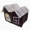 2019 Vendite !!! Super Soft stile britannico Pet House Size M Caffè Case per cani Canili Accessori