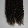 Kinky Curly Extensions de Cheveux Humains Bande dans les Cheveux 40 pièces Bande Dans les Extensions de Cheveux Humains 100G