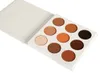 Make-up 9-Farben-Bronze-Lidschatten-Palette, gepresste Puderpaletten, einfach zu tragen, erhellen matte metallische Schatten R