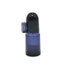 Akrylfärgad plast Snuff Nose Rökning Pipe Bullet Form Portable Bottle borttagbar låda Easy Clean Use High Quality 1609339