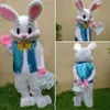 2018 korting Factory Sale Pasen Bunny Mascotte Kostuum Bugs Rabbit Hare Cartoon Character Mascotte Suit EMS gratis verzending