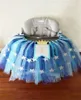 Tutu Gonna per sedia Filato netto Ornamento per tavolo per bambini Multi colore Decorazione per feste di compleanno per bambini Sedie Vendita calda 28mr ff