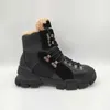 Flashtrek Ankle Boots 남성 스니커즈 겨울 부츠 화이트 / 브라운 / 블랙 Chunky 구두 마틴 부츠 패션 야외 신발 상자