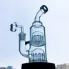 Thick Glass Bong Hookahs 12 Arms Tree Percolator Perc Oil Rigs Double Dab Rig 14mm Female Male Joint Water Pipes