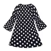 Nouveau Bébé Fille Vêtements Halloween Filles Robes À Manches Longues Dot Enfants Robes pour Filles Halloween Costume Toddle Fille Vêtements Enfants Vêtements