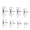 Single Melt Ring Swivel High Speed Fishing Ball Bearing Metal Stainless Steel Fishings Tackle New Arrival 0 95jy UU