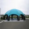 巨大なスカイブルーハーフドームインフレータブル8脚スパイダーレッグテント広告やその他のイベントのための無料のブロワーが販売されています