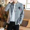 Herenjassen traditionele Chinese kleding mannelijke klede jas stijl top oriëntal1