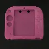 Soft Silicone Rubber Case Protective Guard Soft Gel Skin Cover for 2DS Multicolor DHL FEDEX EMS FREE SHIP