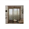 Top Finel Géométrique Moderne Fenêtre Sheer Rideau Panneaux pour Salon la Chambre Cuisine Stores Fenêtre Traitements Draperies