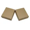 Bruin 30pcSlot 104x92x3 cm Kraft Paper Wedding Boxes voor ornament sieraden wrap koekje karton handgemaakte zeep snoep opslag pac6138689