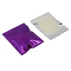 10.2X12.7 cm 100pcs / lot Färgglada återlåsbar Mylar Folie Luktsäker matlagringspåse Tear notches Aluminiumfolie Värmeförseglingspaketpaket