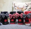 2018 Gloednieuwe Australië Mode Wat Classic Tall Winter Laarzen Echt Lederen Bailey Bowknot Dames Bailey Bow Snow Boots Shoes Boot